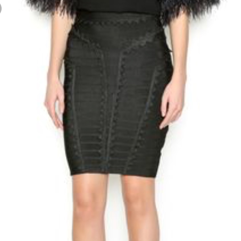 Black Bandage Skirt